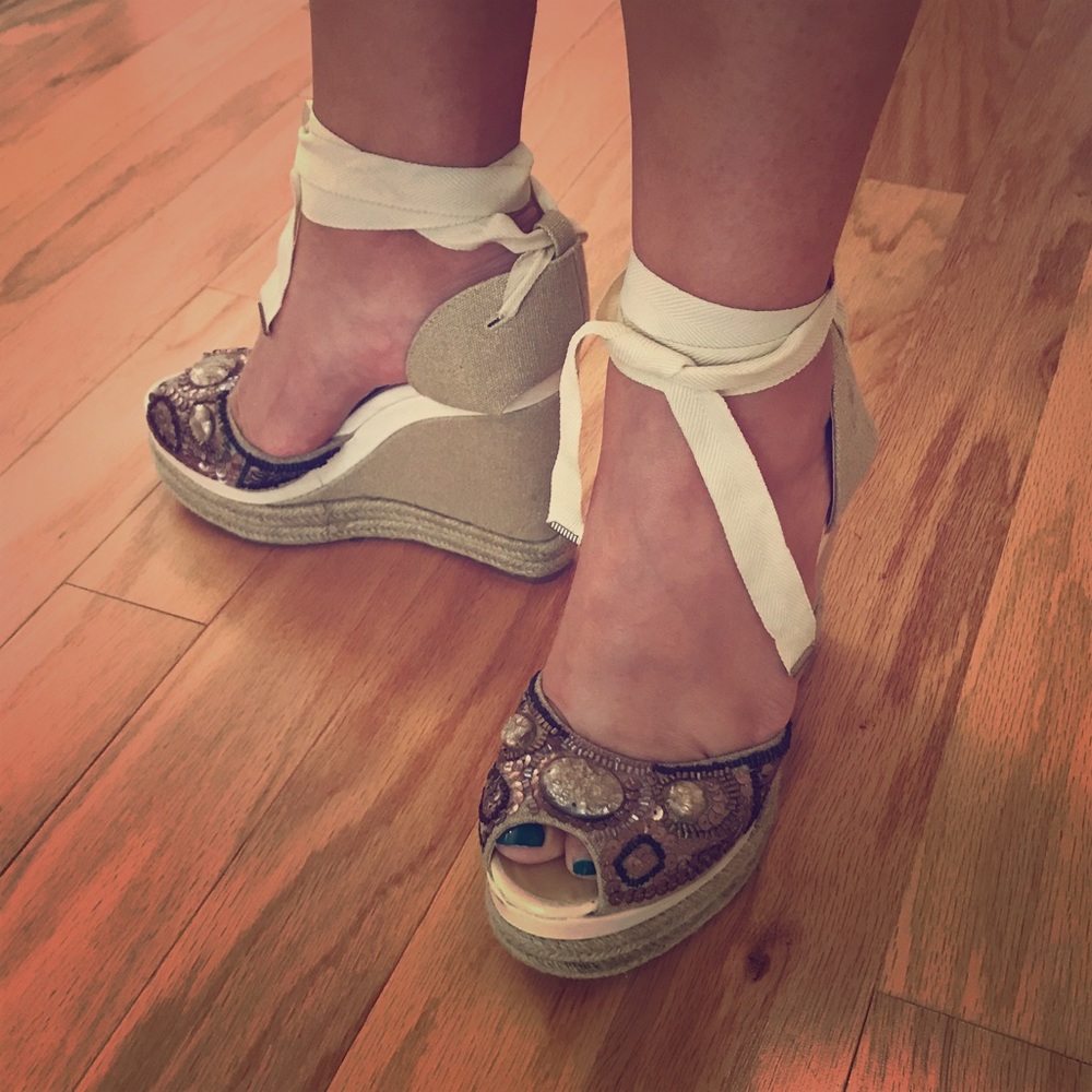 BCBG Wedges. Size 6.5. Worn once